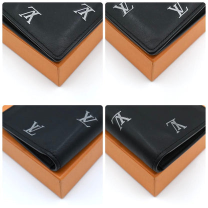 Louis Vuitton Blason Wallet Portefeuille Brazza Black
