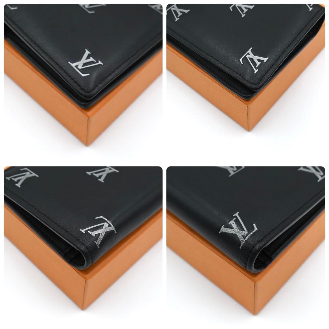 Louis Vuitton Blason Wallet Portefeuille Brazza Black