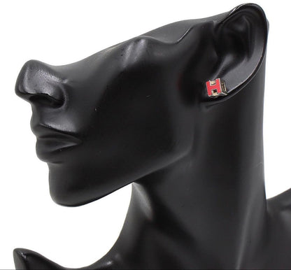 Hermes Cage d'H Cube Logo Earrings — view 2