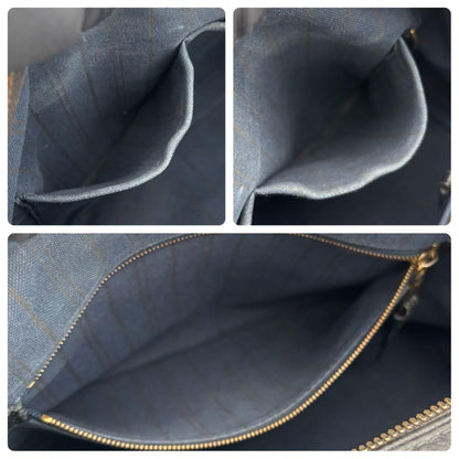 Louis Vuitton Monogram Empreinte Speedy Bandouliere 25 Navy Handbag — view 4