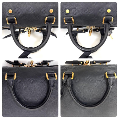Louis Vuitton Monogram Empreinte Speedy Bandouliere 25 Navy Handbag — view 7