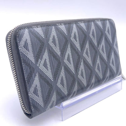 Dior CD Diamond Wallet Zip Around Gray — view 2