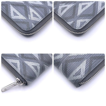 Dior CD Diamond Wallet Zip Around Gray — view 8