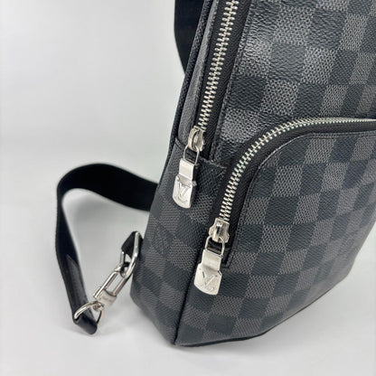 Louis Vuitton Super Damier Graphite Sling — view 8