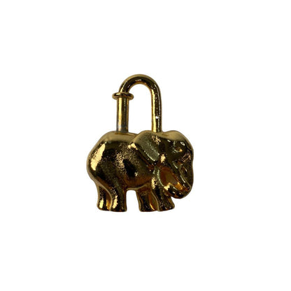 Hermes Cadena Elephant Charm Gold