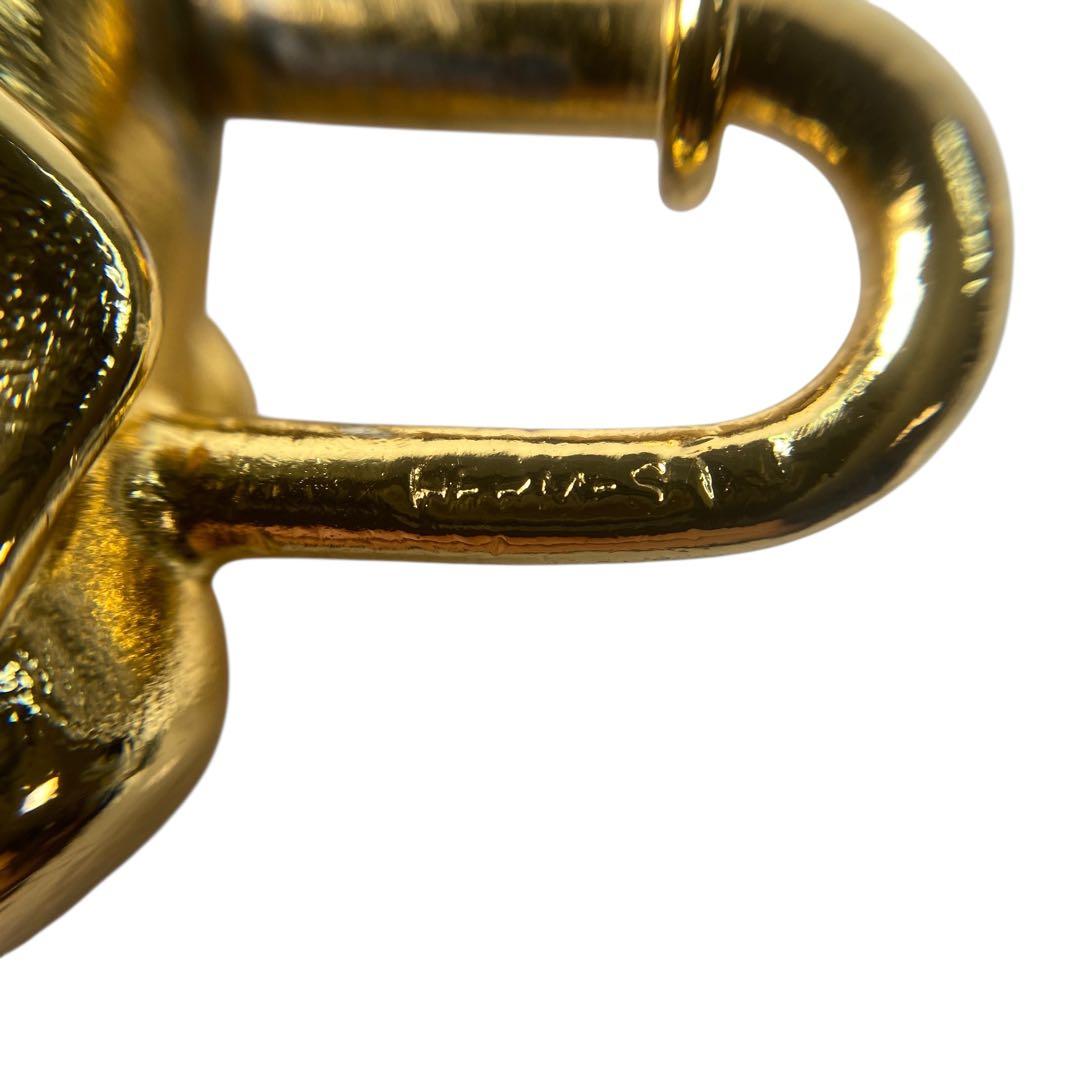 Hermes Cadena Elephant Charm Gold