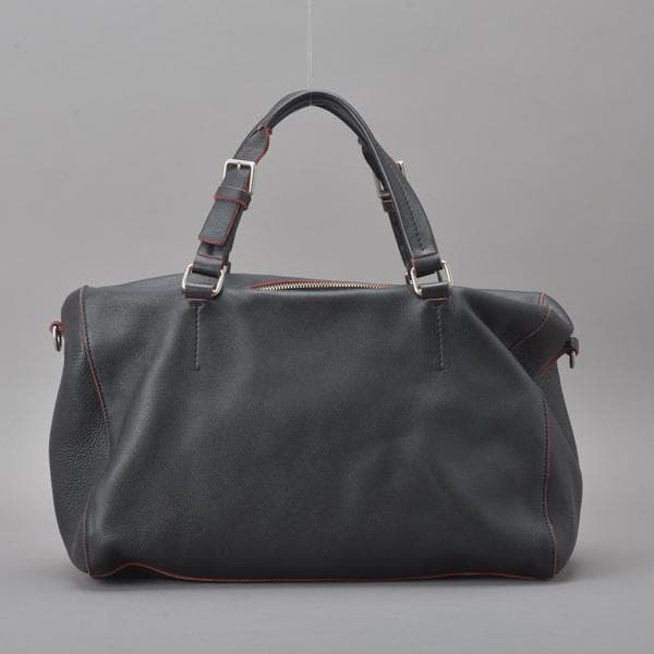 ◇celine 2WAY Handbag Shoulder Genuine Leather Black