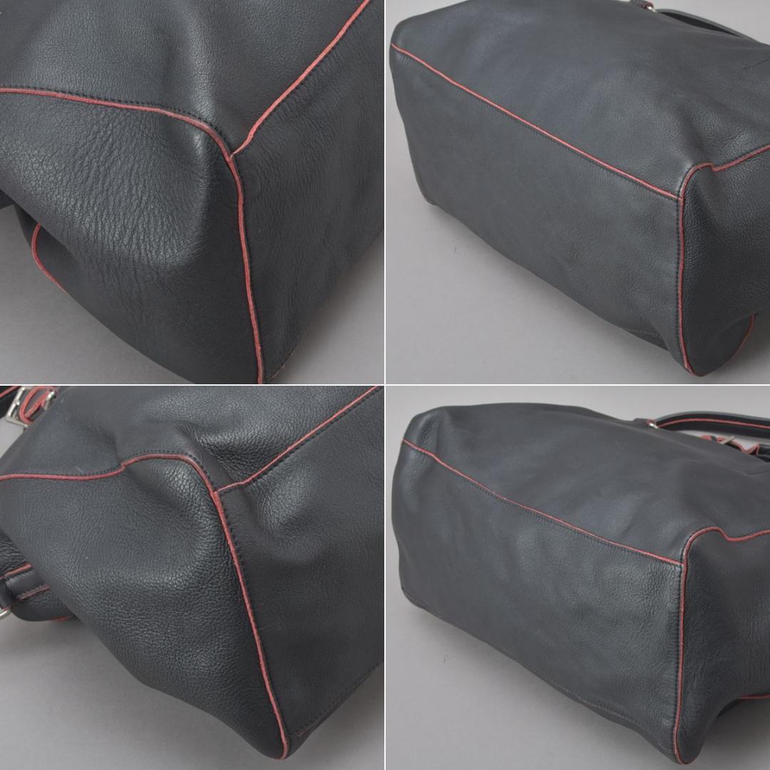 ◇celine 2WAY Handbag Shoulder Genuine Leather Black