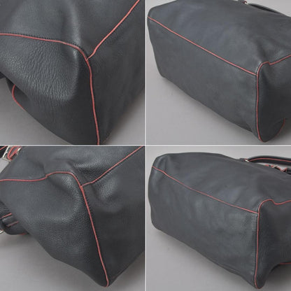 ◇celine 2WAY Handbag Shoulder Genuine Leather Black