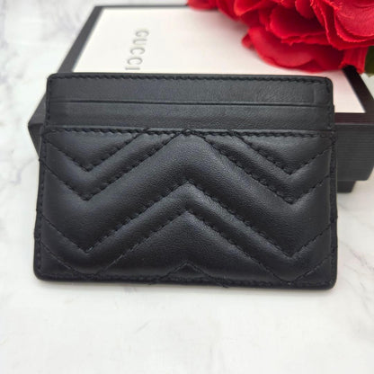 Gucci Marmont Quilted Card Case Set — view 2