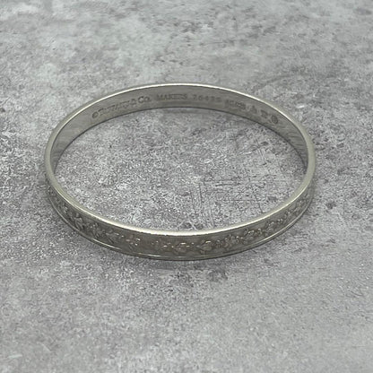 Tiffany & Co Makers Bangle Bracelet