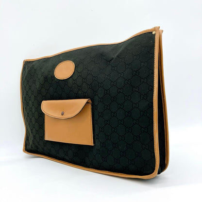 OLD Gucci Document Bag A4 Size GG Canvas
