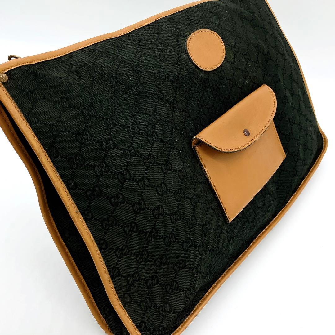OLD Gucci Document Bag A4 Size GG Canvas
