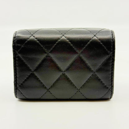 Chanel Quilted Trifold Wallet — view 5