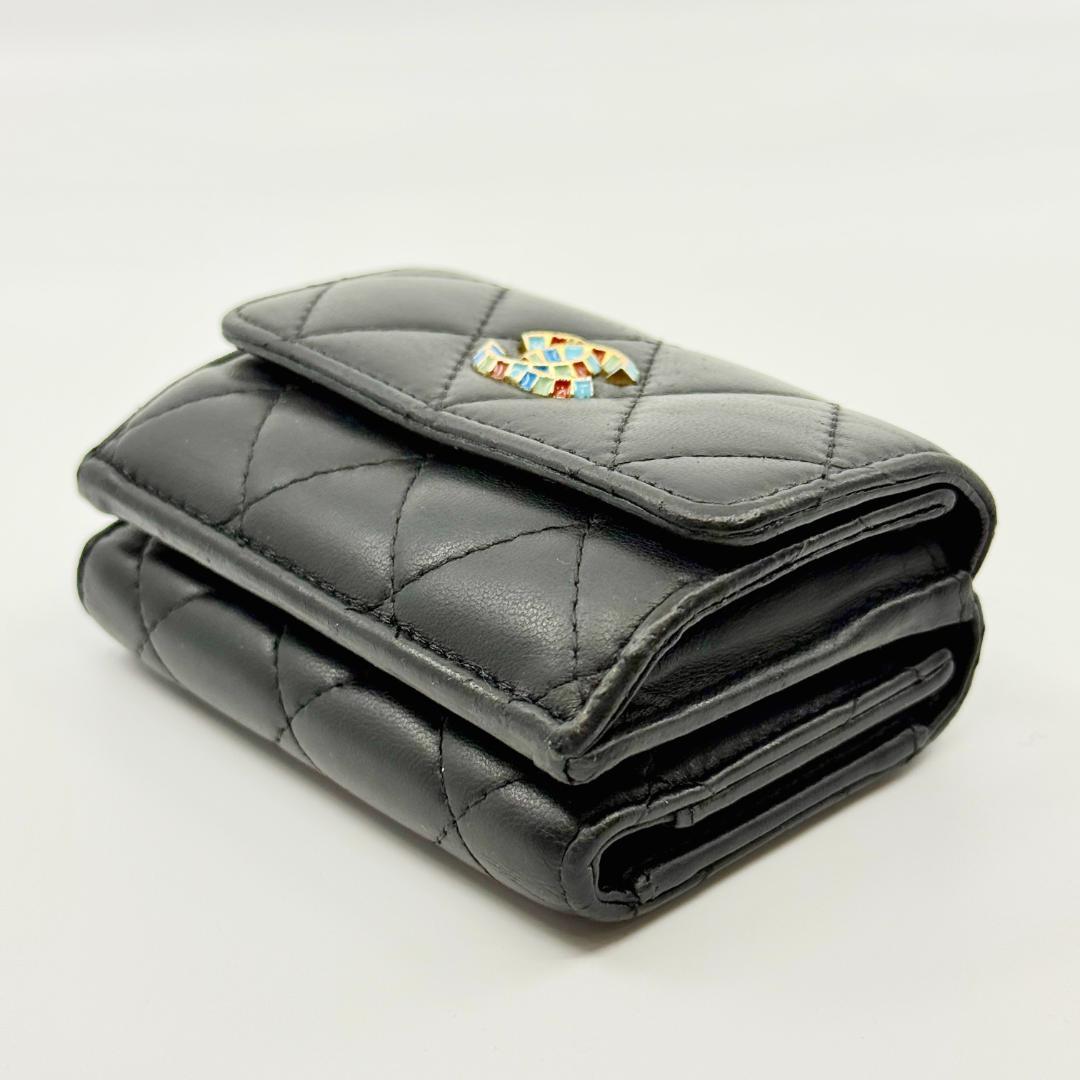 Chanel Quilted Trifold Wallet — view 8