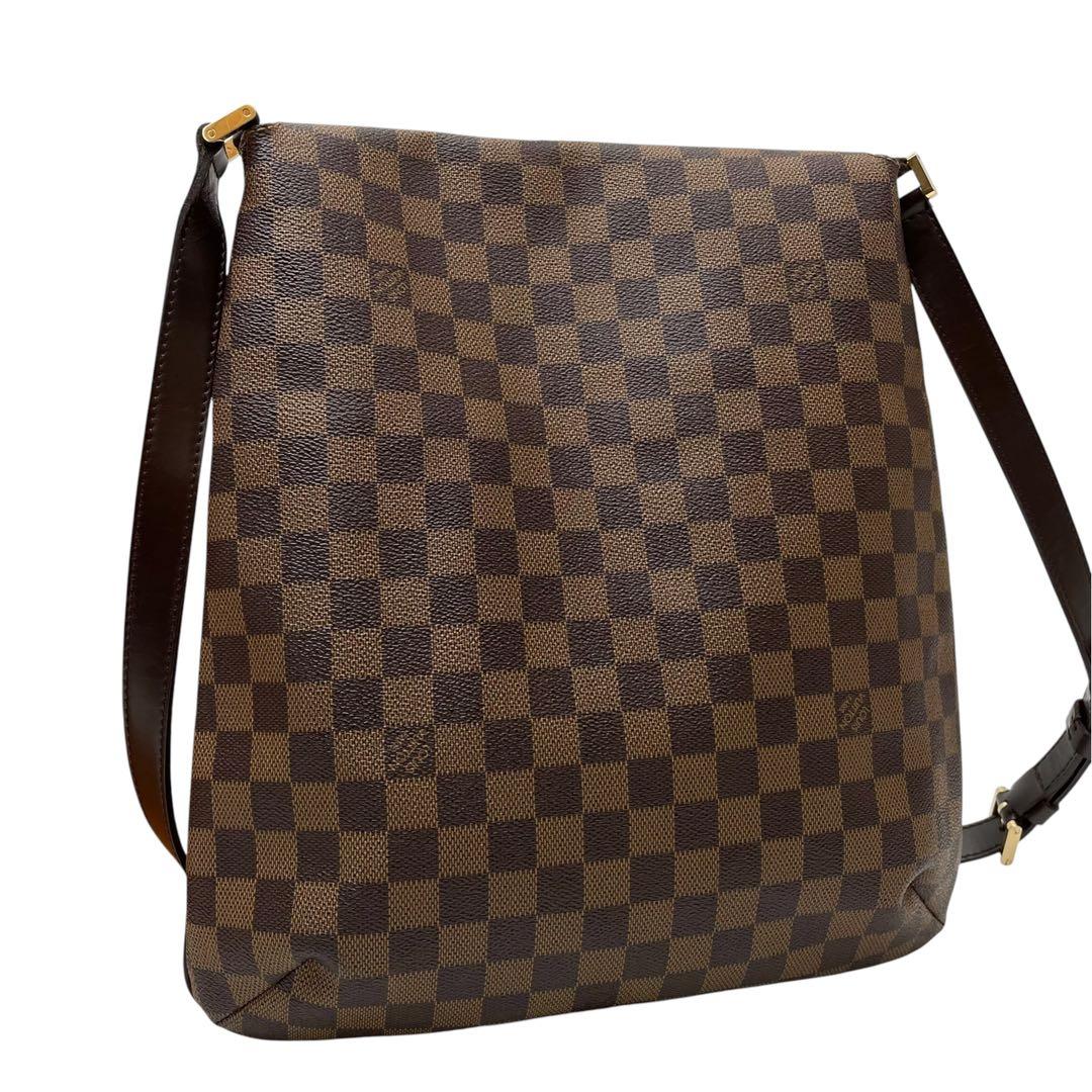 Louis Vuitton Damier Musette Shoulder Bag Brown — view 2