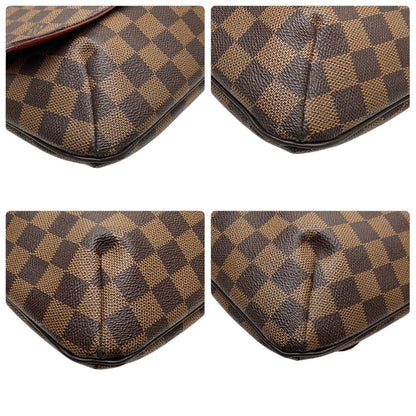 Louis Vuitton Damier Musette Shoulder Bag Brown — view 6