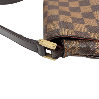 Louis Vuitton Damier Musette Shoulder Bag Brown — view 7