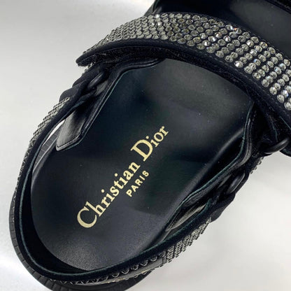 Dior Act Lambskin Line Stone Sandals