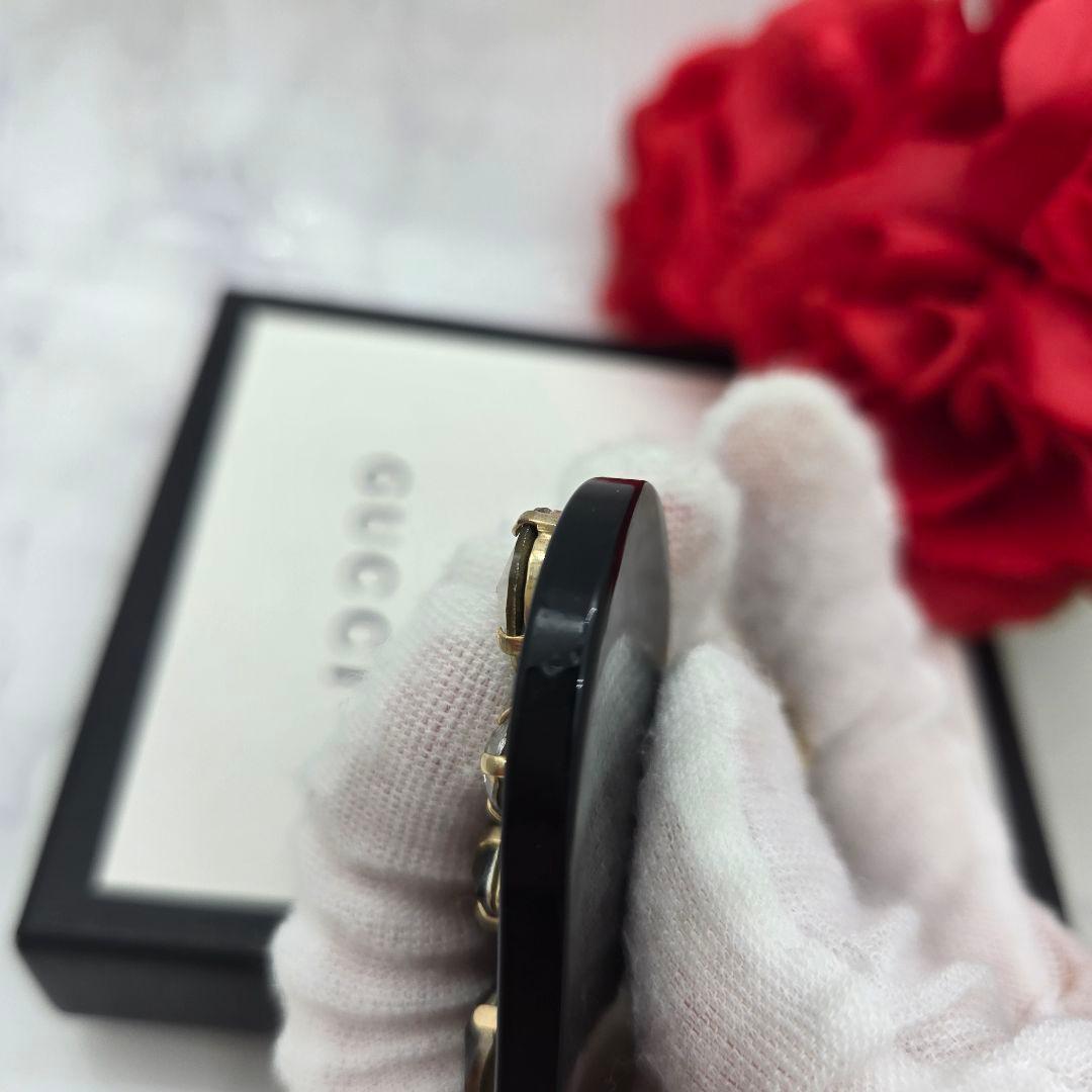 Gucci Key Holder Key Ring Black — view 3