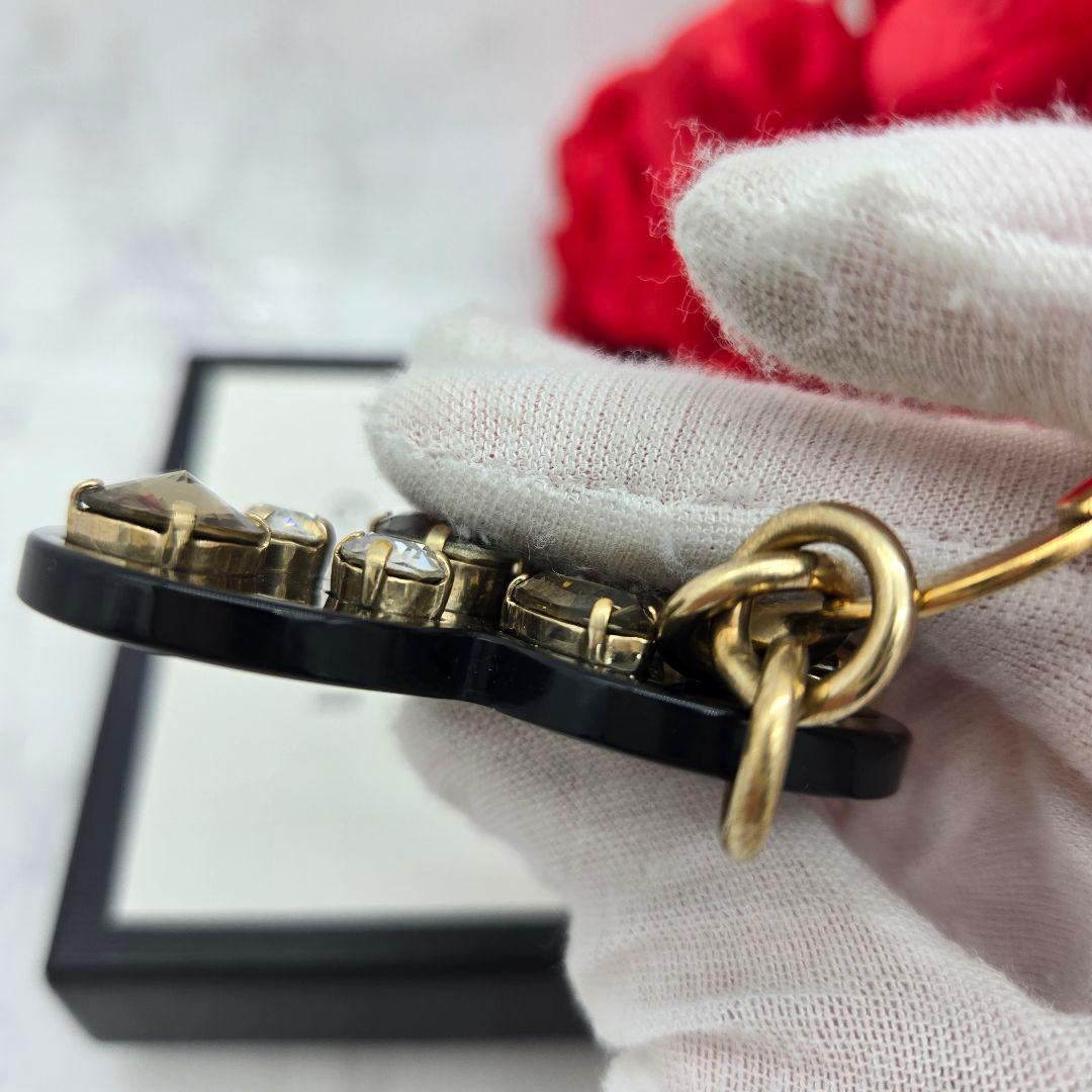 Gucci Key Holder Key Ring Black — view 4
