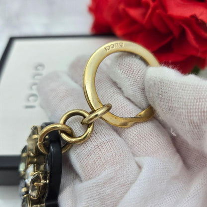Gucci Key Holder Key Ring Black — view 7