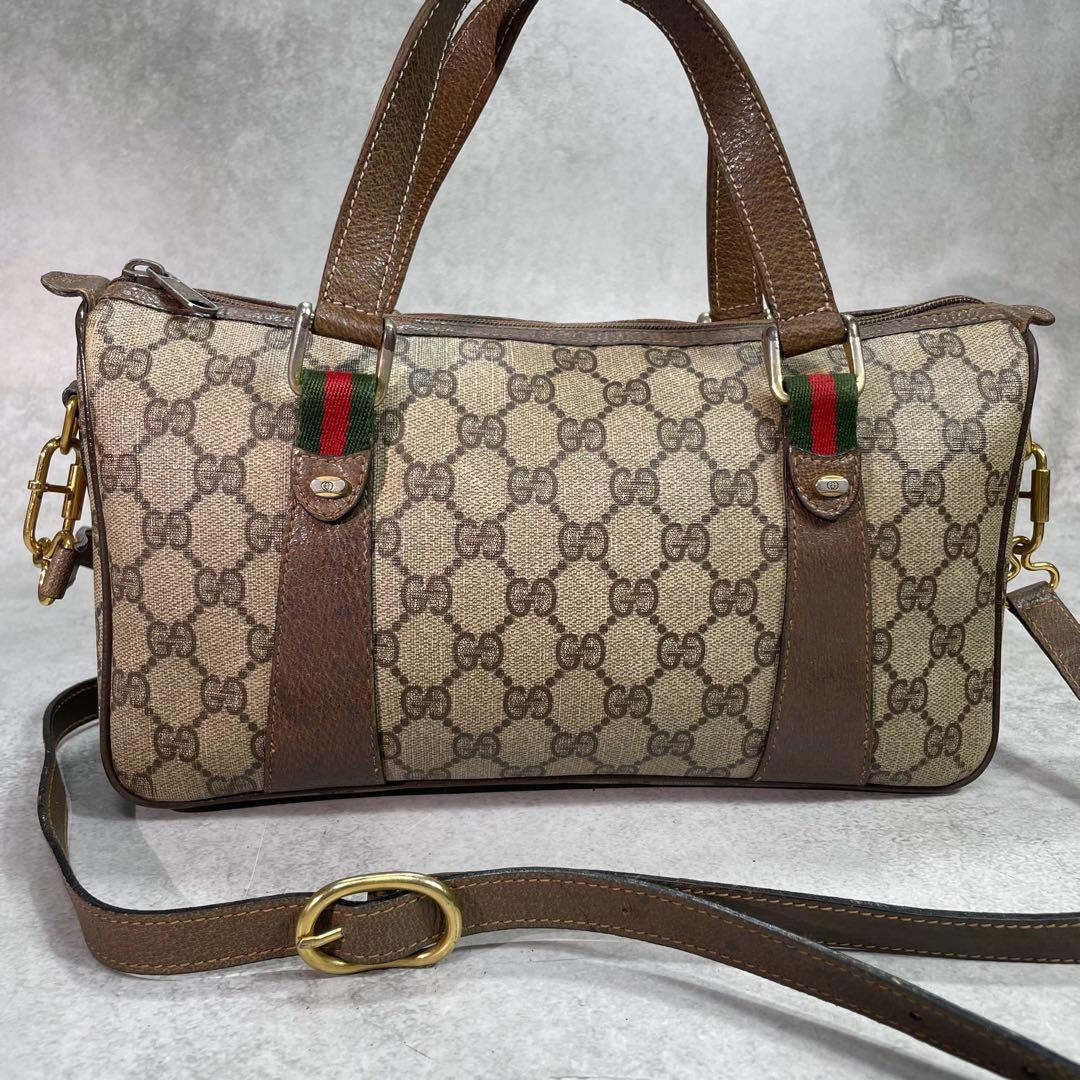 Gucci GG Sherry Line 2-Way Shoulder Bag Brown — view 2