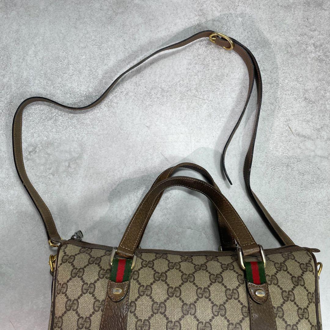 Gucci GG Sherry Line 2-Way Shoulder Bag Brown — view 4