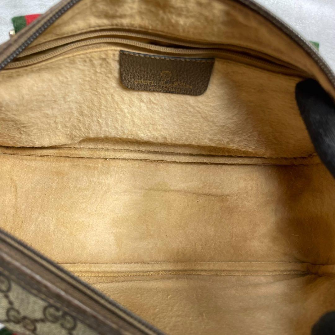 Gucci GG Sherry Line 2-Way Shoulder Bag Brown — view 5