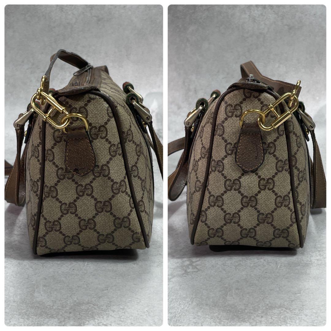 Gucci GG Sherry Line 2-Way Shoulder Bag Brown — view 7