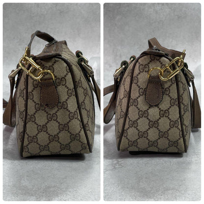 Gucci GG Sherry Line 2-Way Shoulder Bag Brown — view 7