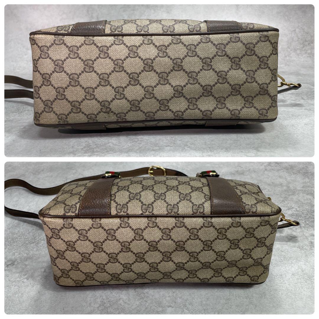Gucci GG Sherry Line 2-Way Shoulder Bag Brown — view 8