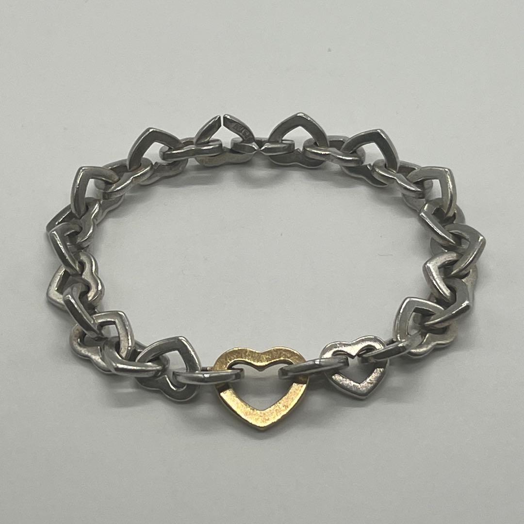 Tiffany & Co Heart Link Bracelet YG