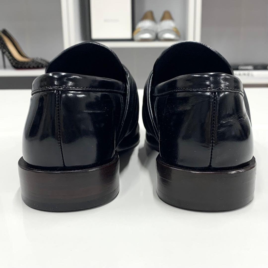 Celine Leather Loafers Black — view 5