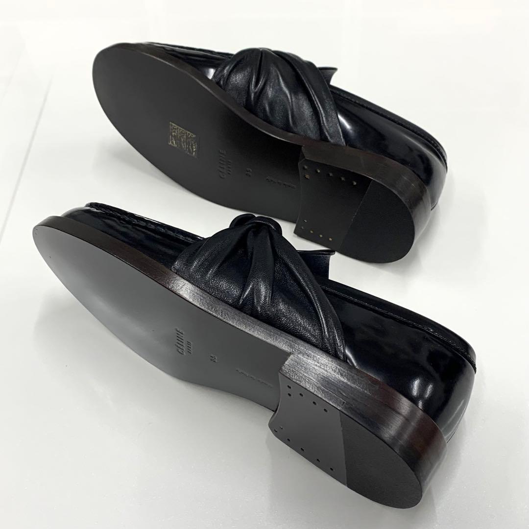 Celine Leather Loafers Black — view 6