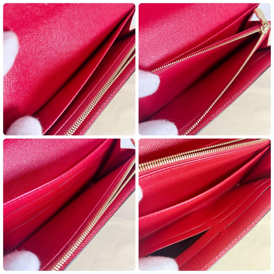 Louis Vuitton Portefeuille Sarah Lovely Bird Fuchsia Long Wallet