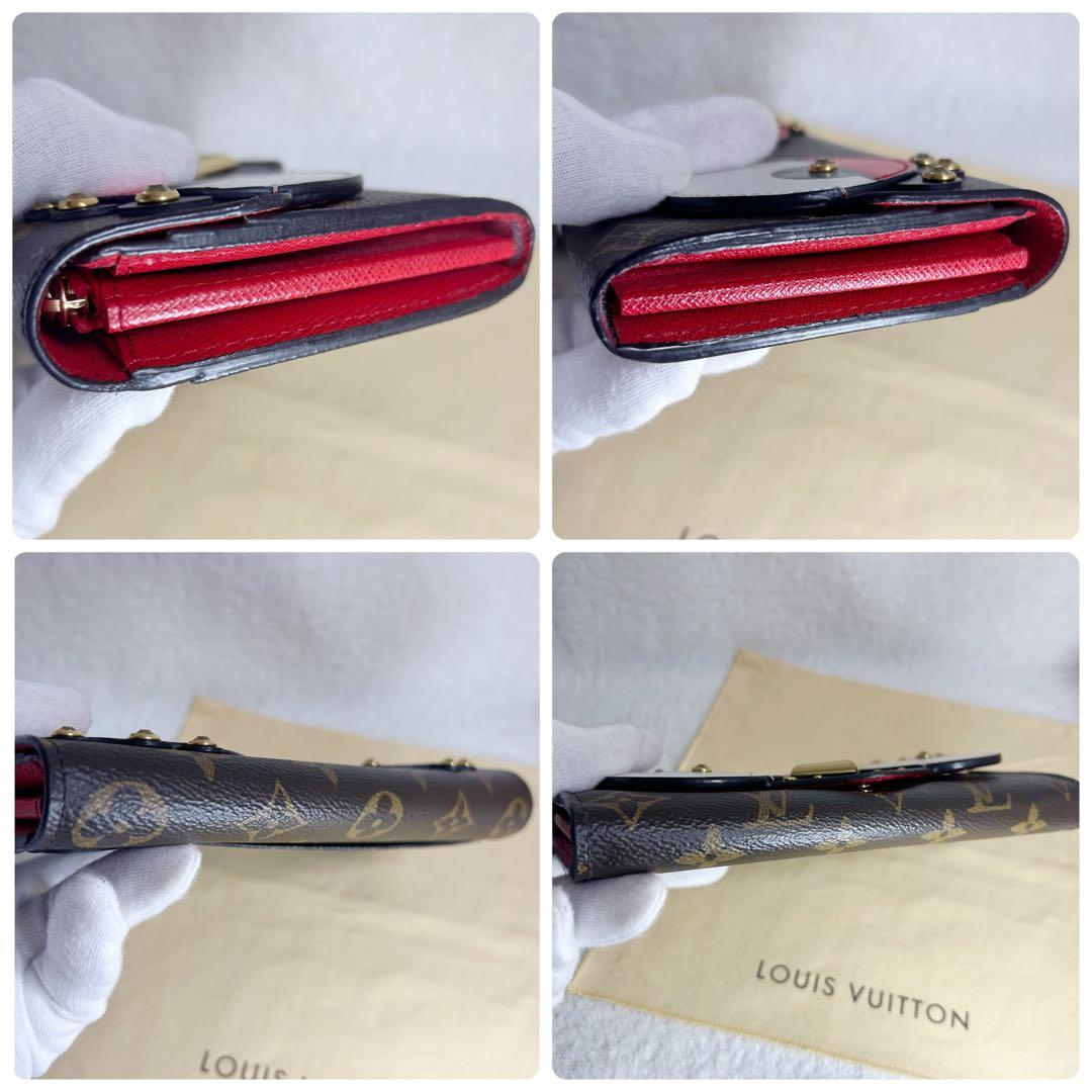 Louis Vuitton Portefeuille Sarah Lovely Bird Fuchsia Long Wallet