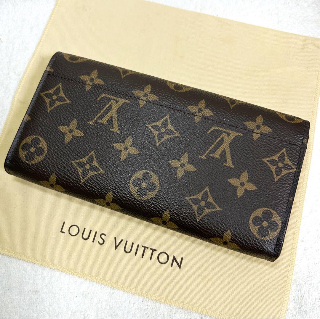 Louis Vuitton Portefeuille Sarah Lovely Bird Fuchsia Long Wallet