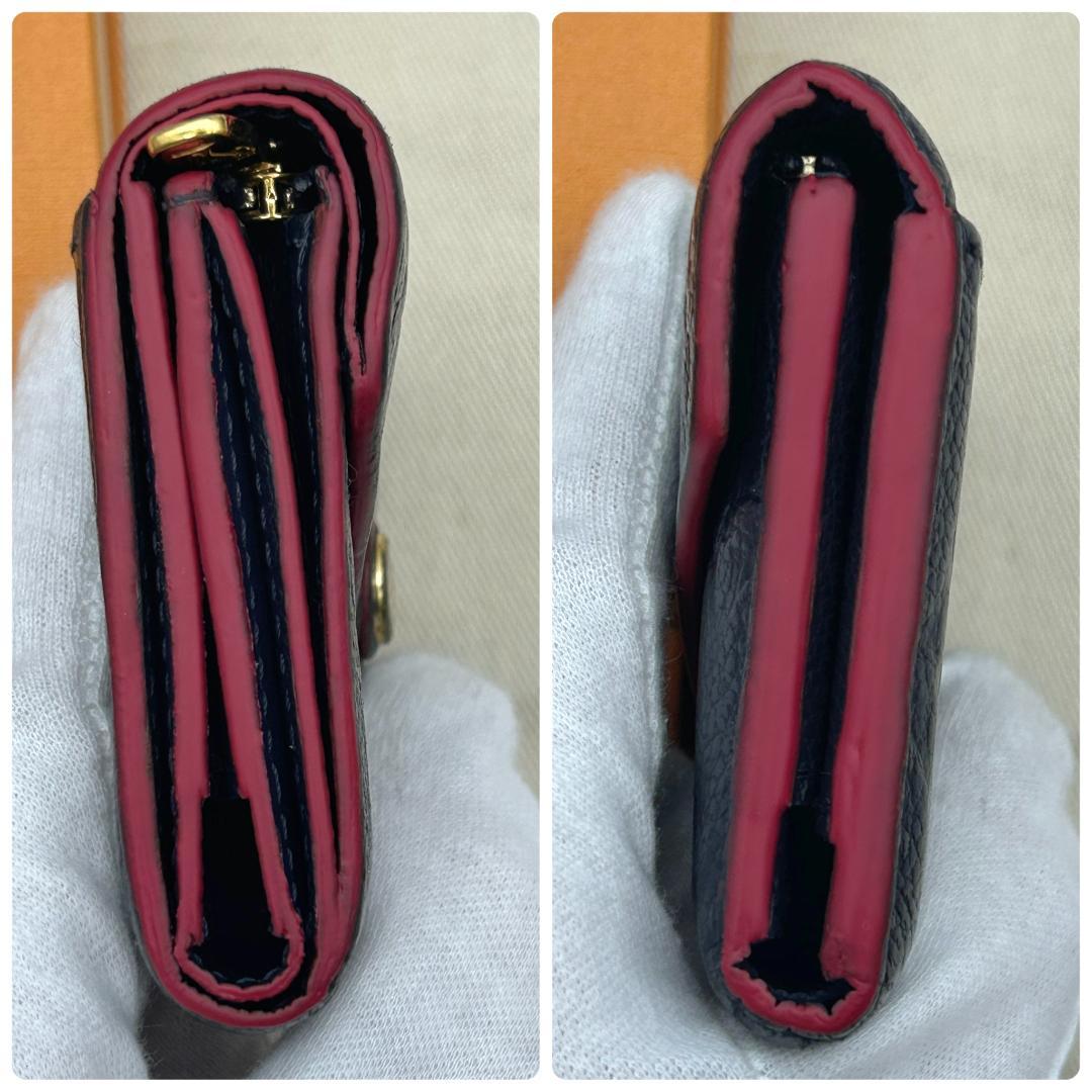 Louis Vuitton Empreinte Portefeuille Zoe Marine Folded Wallet — view 4