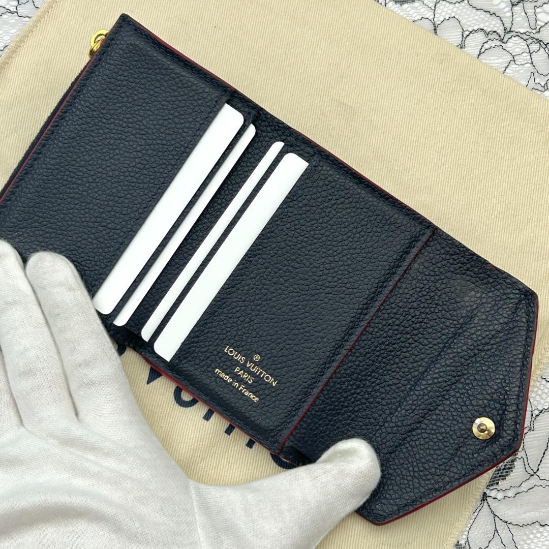 Louis Vuitton Empreinte Portefeuille Zoe Marine Folded Wallet — view 6