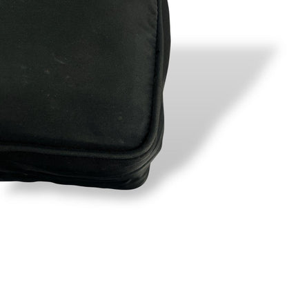 Prada Shoulder Bag Pochette Amazon Shape Triangle Logo Black Y2k 00s