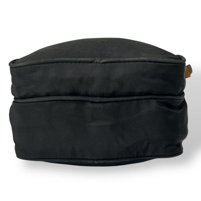 Prada Shoulder Bag Pochette Amazon Shape Triangle Logo Black Y2k 00s