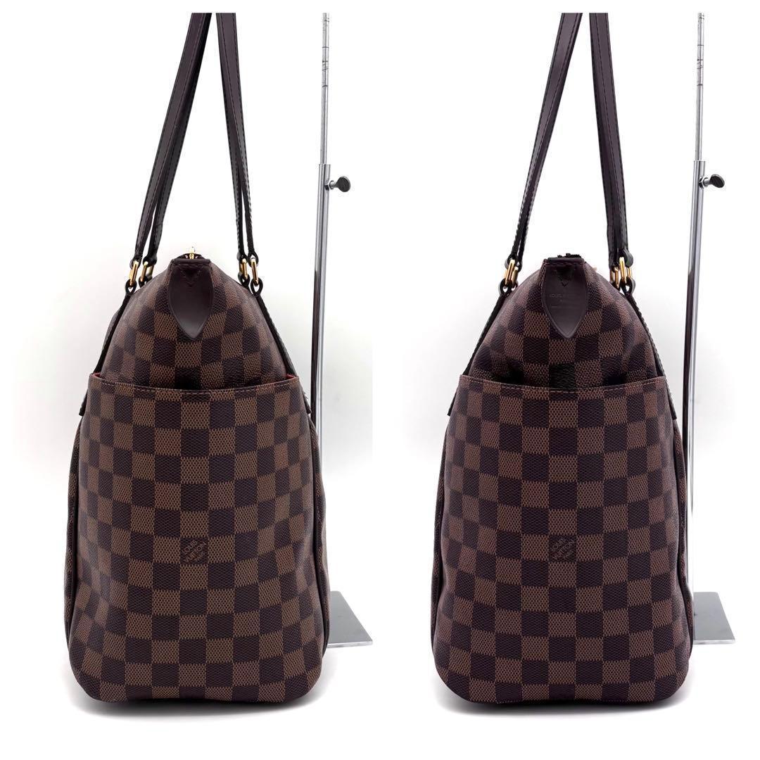 Louis Vuitton Damier Ebene Totally MM Tote Bag Brown — view 5
