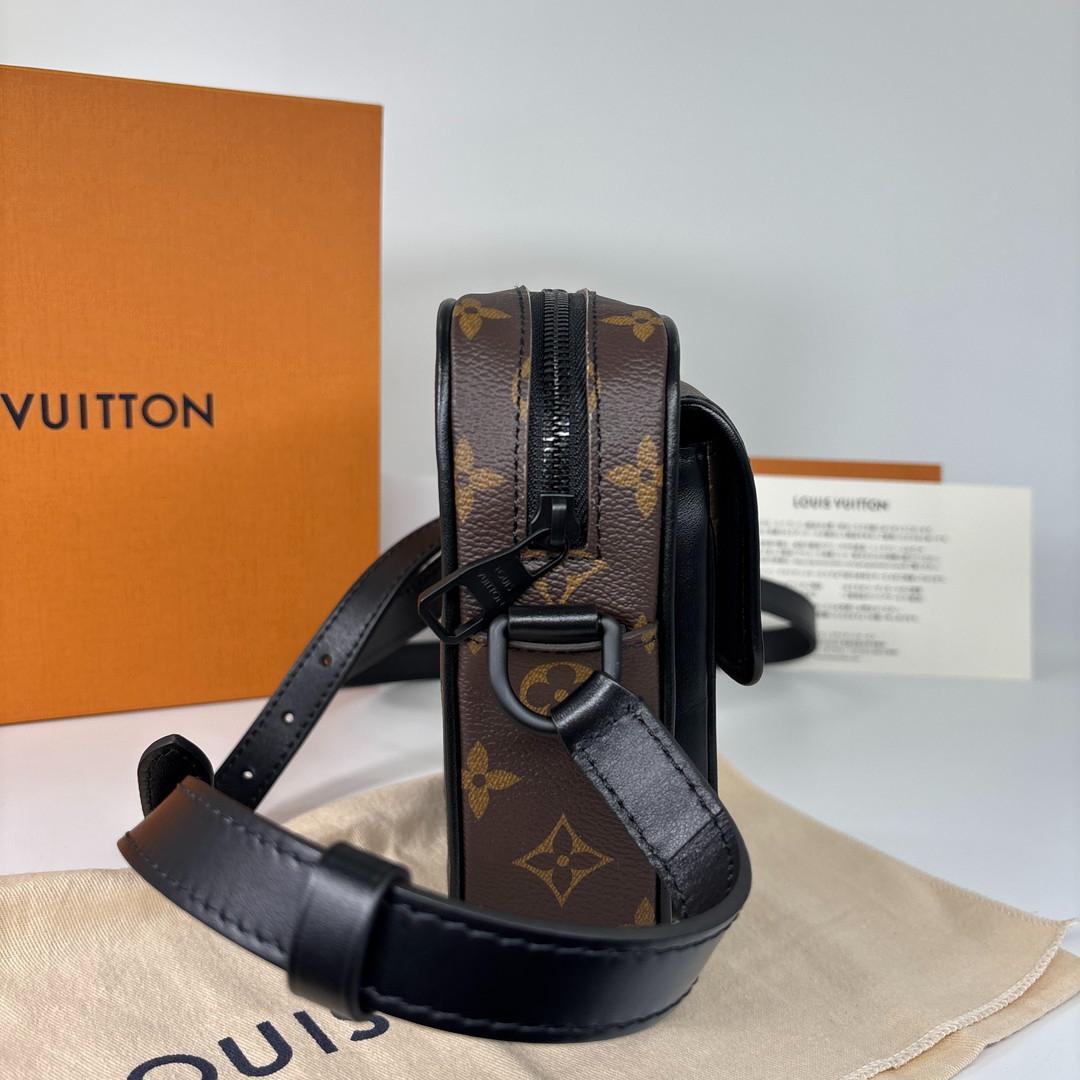 Louis Vuitton Monogram Macassar Christopher Shoulder Bag — view 4