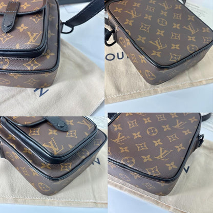 Louis Vuitton Monogram Macassar Christopher Shoulder Bag — view 9