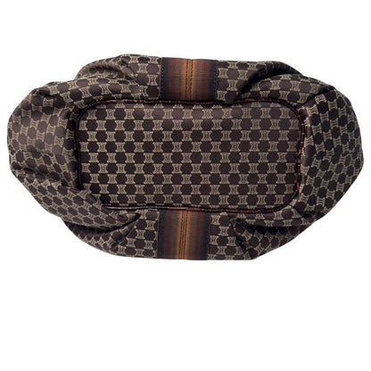 Celine Macadam Shoulder Handbag Canvas Leather — view 6