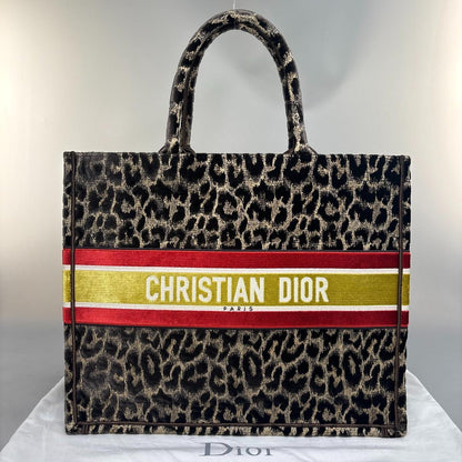 Unused Christian Dior Book Tote Large Tote Bag Velour