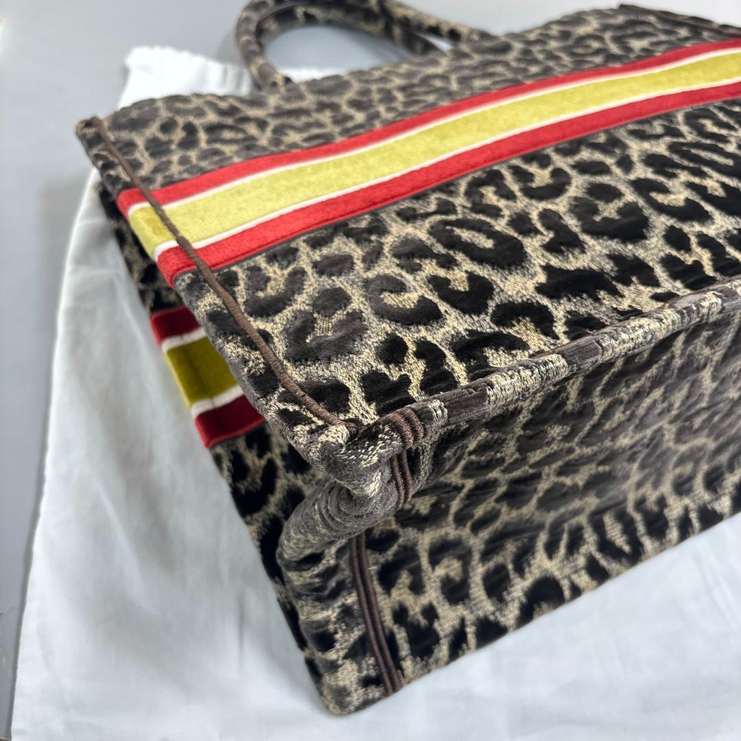 Unused Christian Dior Book Tote Large Tote Bag Velour