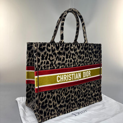 Unused Christian Dior Book Tote Large Tote Bag Velour