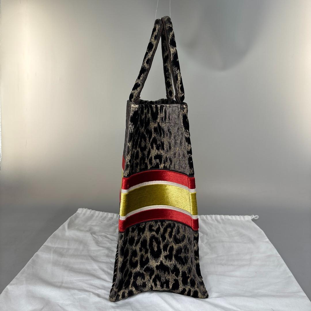Unused Christian Dior Book Tote Large Tote Bag Velour